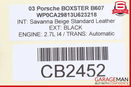 97-04 Porsche Boxster 986 996 Carrera Front / Rear Suspension Lower Control Arm