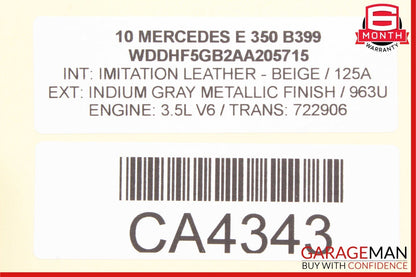 10-16 Mercedes W212 E350 E500 Speedometer Odometer Instrument Cluster Gauge OEM