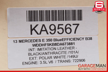 08-18 Mercedes W212 E350 SLK250 C250 Front Right Side Door Control Module OEM