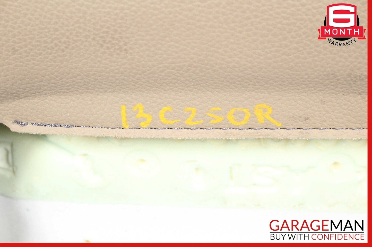 08-14 Mercedes W204 C250 C300 C350 Front Right Top Upper Seat Cushion Beige OEM