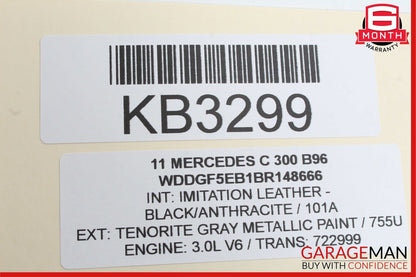 08-18 Mercedes W204 C300 C350 Front Right Side Door Control Module Unit OEM