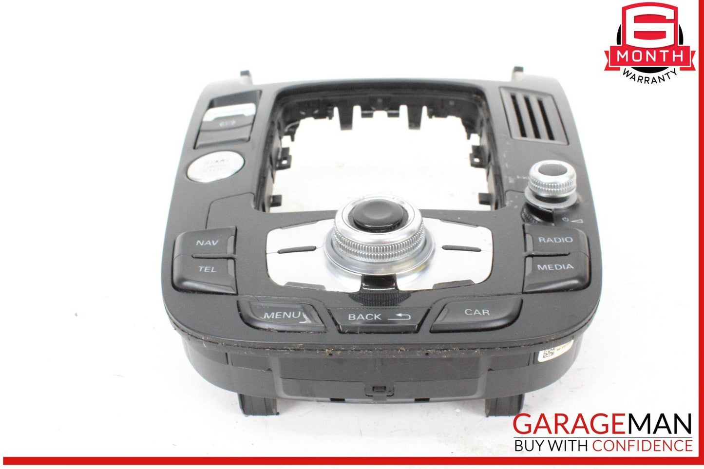 13-16 Audi A4 Q5 SQ5 Front Center Console Trim Panel w/ Switches 8T0919611C OEM