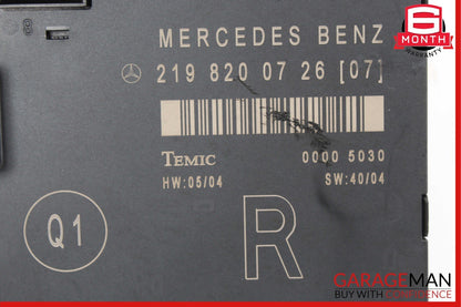 06-11 Mercedes W219 CLS500 Front Right Passenger Side Door Control Module OEM