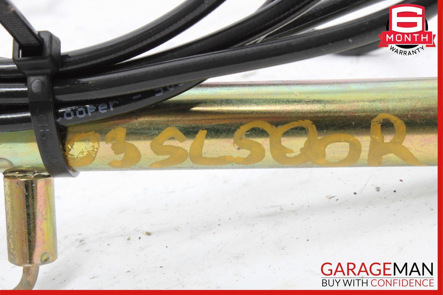 03-12 Mercedes R230 SL500 SL55 Convertible Top Right Side Load Assist Cylinder