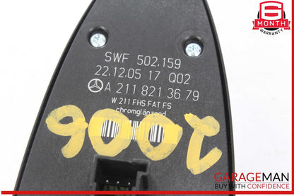 03-11 Mercedes W219 CLS500 E320 E500 Master Window Switch Front Left Side OEM