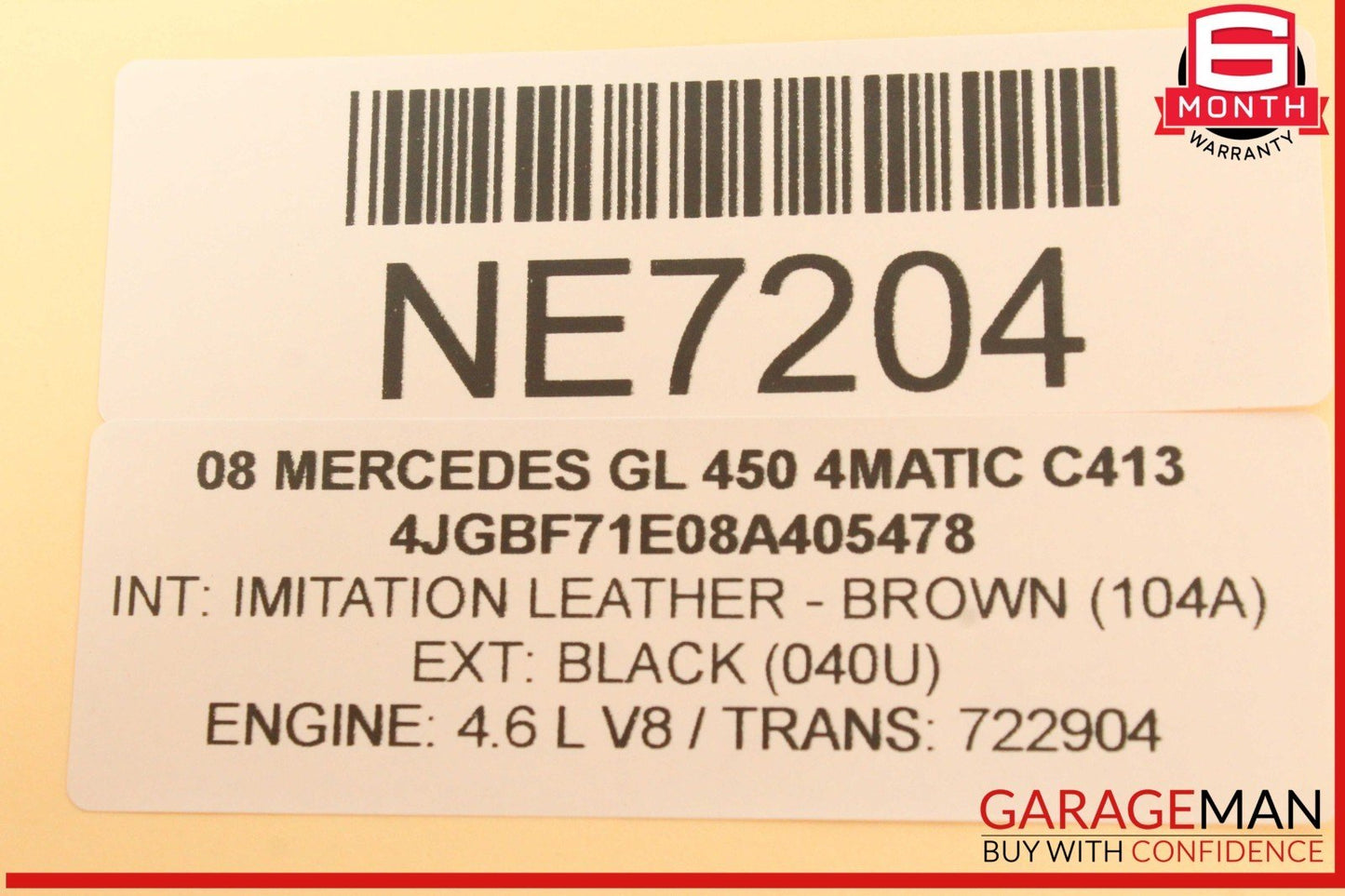 06-13 Mercedes X164 GL450 4MATIC Headlight Control Switch Module 1645453004 OEM