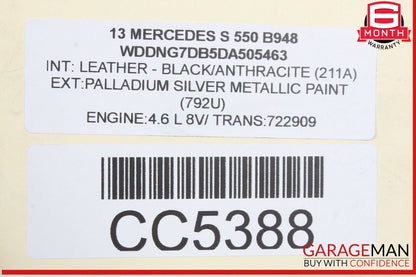 07-14 Mercedes W221 S550 CL550 Front Subframe Sub Frame Crossmember Bar Assembly
