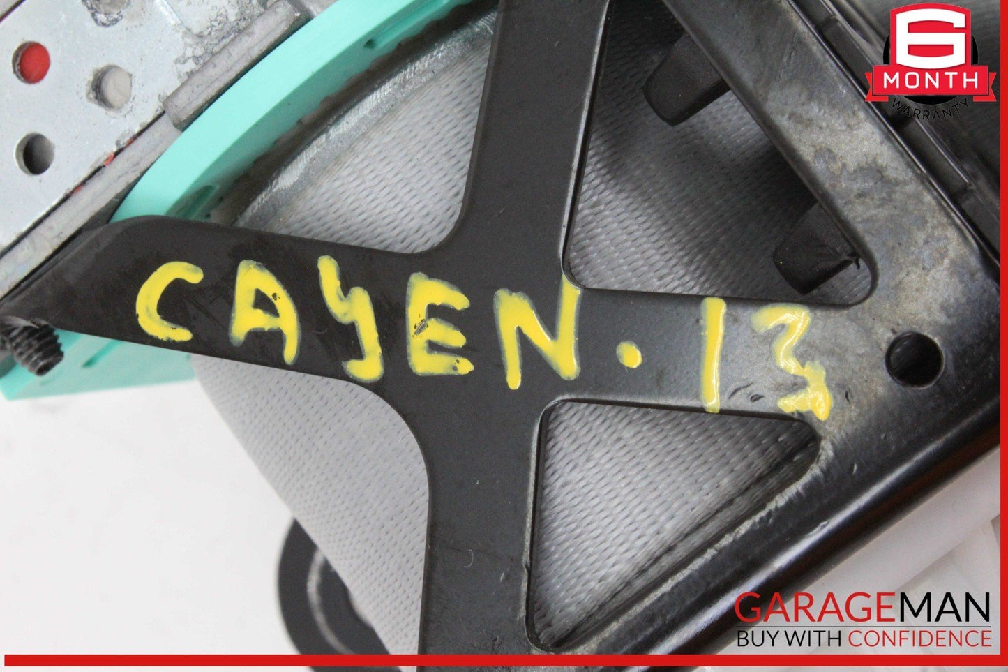 11-14 Porsche Cayenne 958 AWD Rear Left Driver Side Seat Belt 306709799 OEM