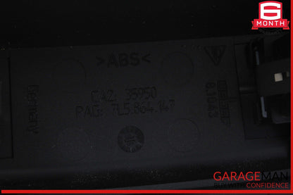 03-10 Porsche Cayenne 955 Rear Center Console Storage Tray Heated Seat Switches