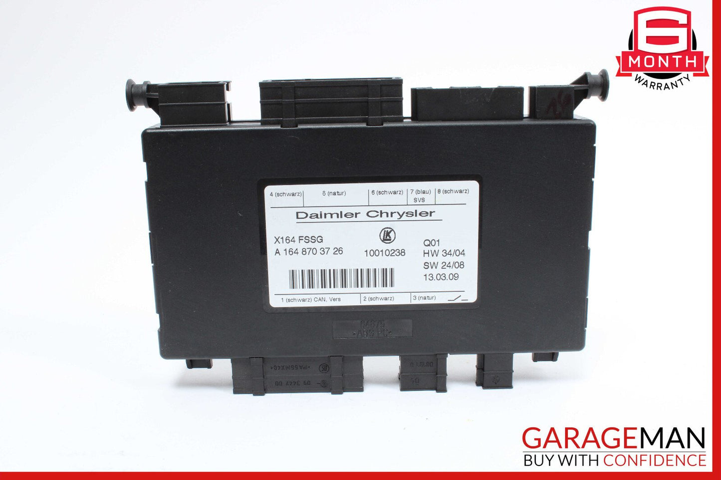 07-12 Mercedes X164 GL450 GL350 Third Seat Row Power Folding Control Module OEM