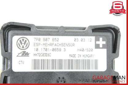 11-17 Porsche Cayenne 958 ESP YAW Rate Multiple Sensor Control Module 7P0907652