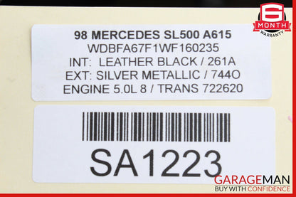 96-02 Mercedes R129 SL600 SL500 SL320 Left Driver Seat Adjustment Motor Set of 4