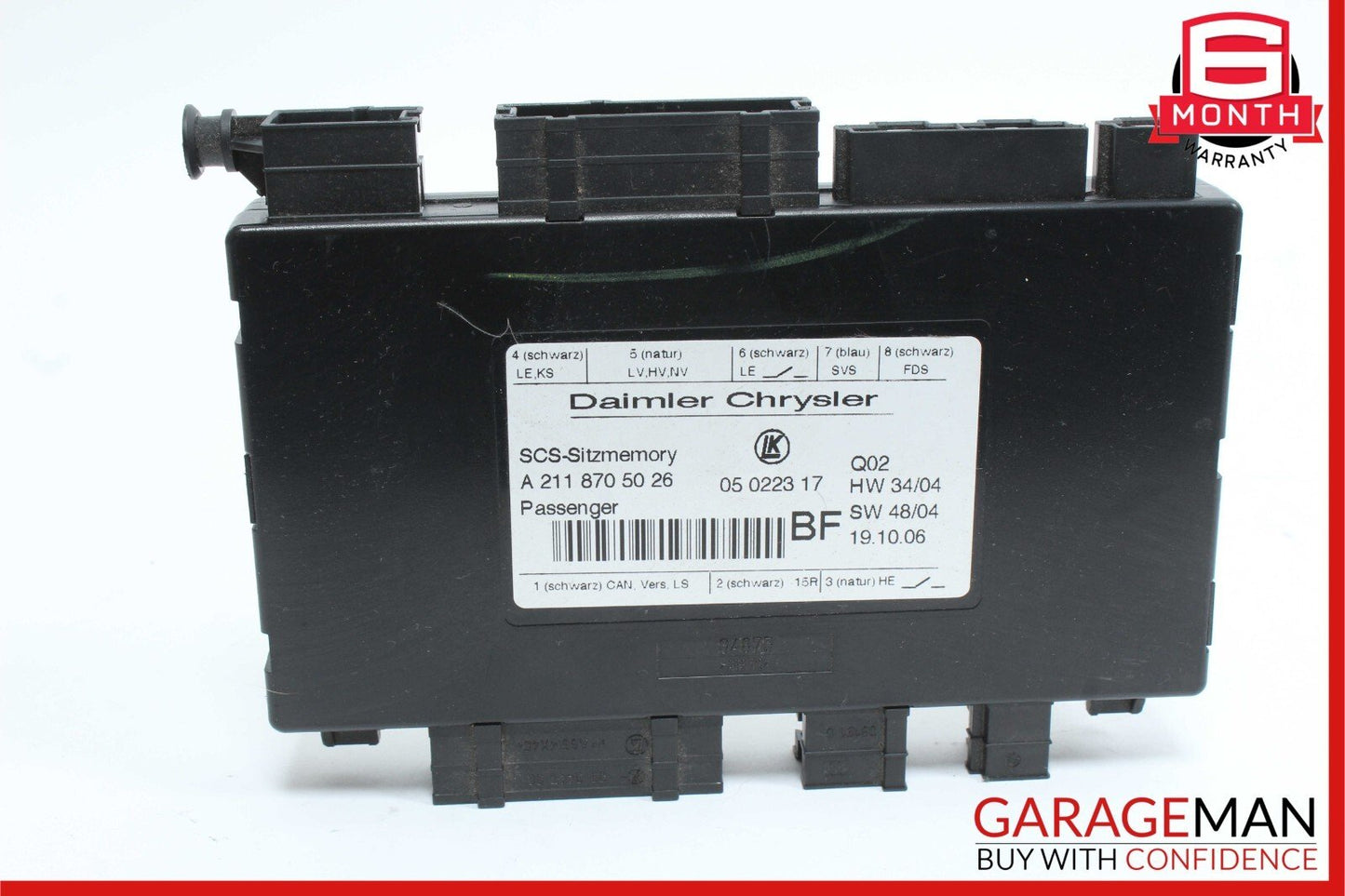 03-12 Mercedes W164 ML350 4MATIC Front Right Side Seat Control Module Unit OEM