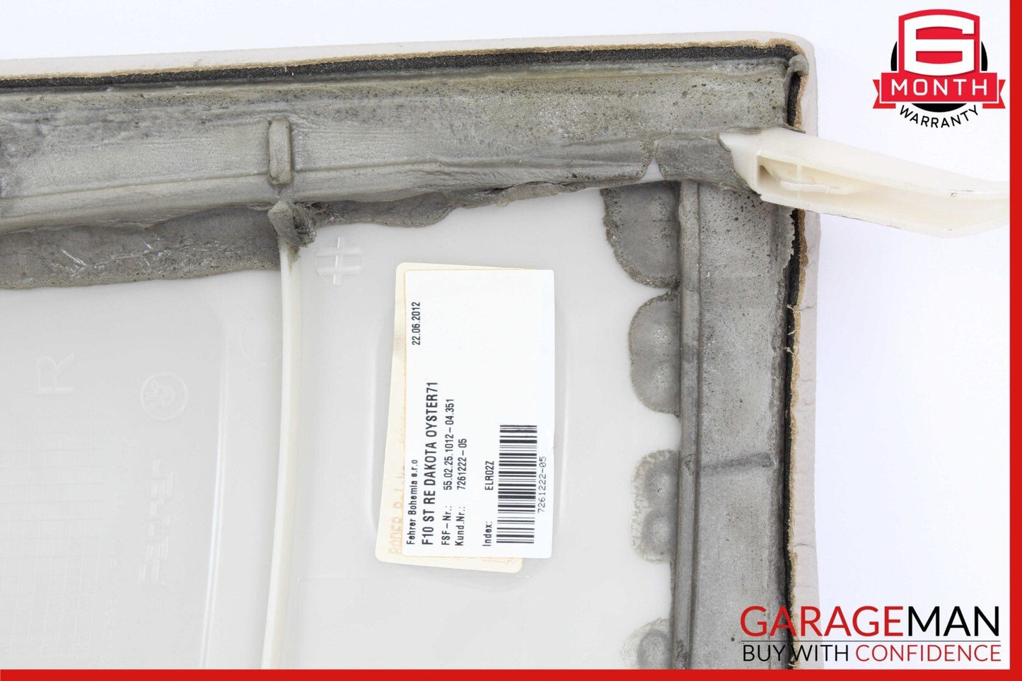 11-16 BMW 525i 535i 550i Rear Right Side Seat Bolster Cushion OEM