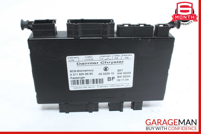 03-11 Mercedes W219 CLS500 Under Seat Control Module Front Right OEM