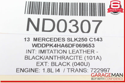 12-20 Mercedes R172 SLK250 Rear Left Convertible Trunk Lift Assist Cylinder OEM