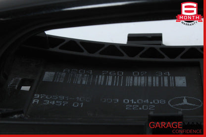 08-11 Mercedes W204 C300 Rear Left Driver Side Exterior Door Handle Black OEM