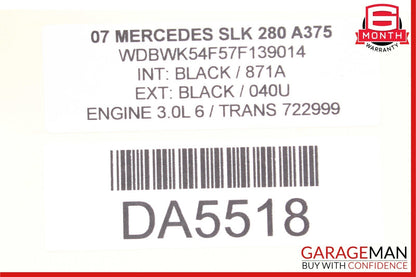 06-11 Mercedes R171 SLK280 SLK350 Power Steering Pump Reservoir Assembly OEM