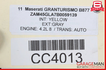 08-16 Maserati GranTurismo 4.2L Radiator Cooling Fan Motor OEM