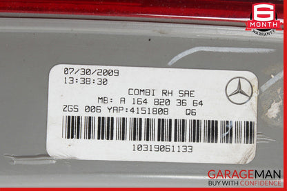 10-12 Mercedes X164 GL450 GL350 Rear Right Side Taillight Tail Light Lamp OEM