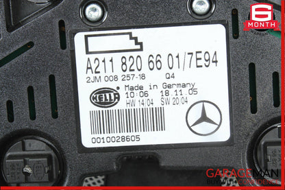 03-11 Mercedes W211 E350 CLS500 Rear Overhead Dome Light 2118206601 Gray OEM