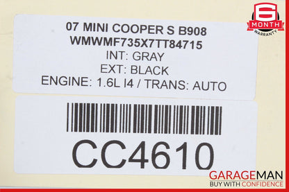 07-13 Mini Cooper Front Right Passenger Side Exterior Door Shell Frame Panel OEM