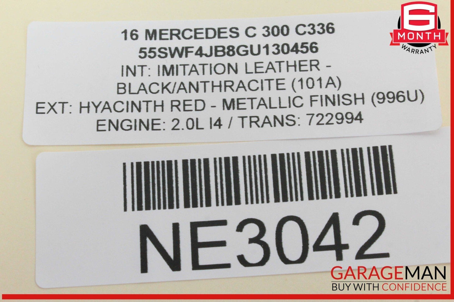 15-20 Mercedes W205 C300 GLC43 AMG Right Side Outer Dash Air A/C Vent Grille OEM