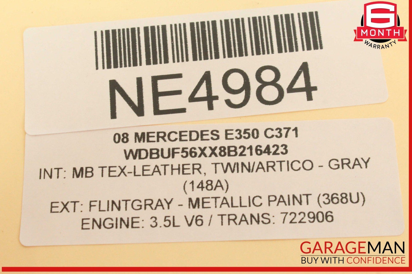 06-12 Mercedes W211 E350 SL550 CLS550 TPMS Tire Pressure Control 1645403762 OEM