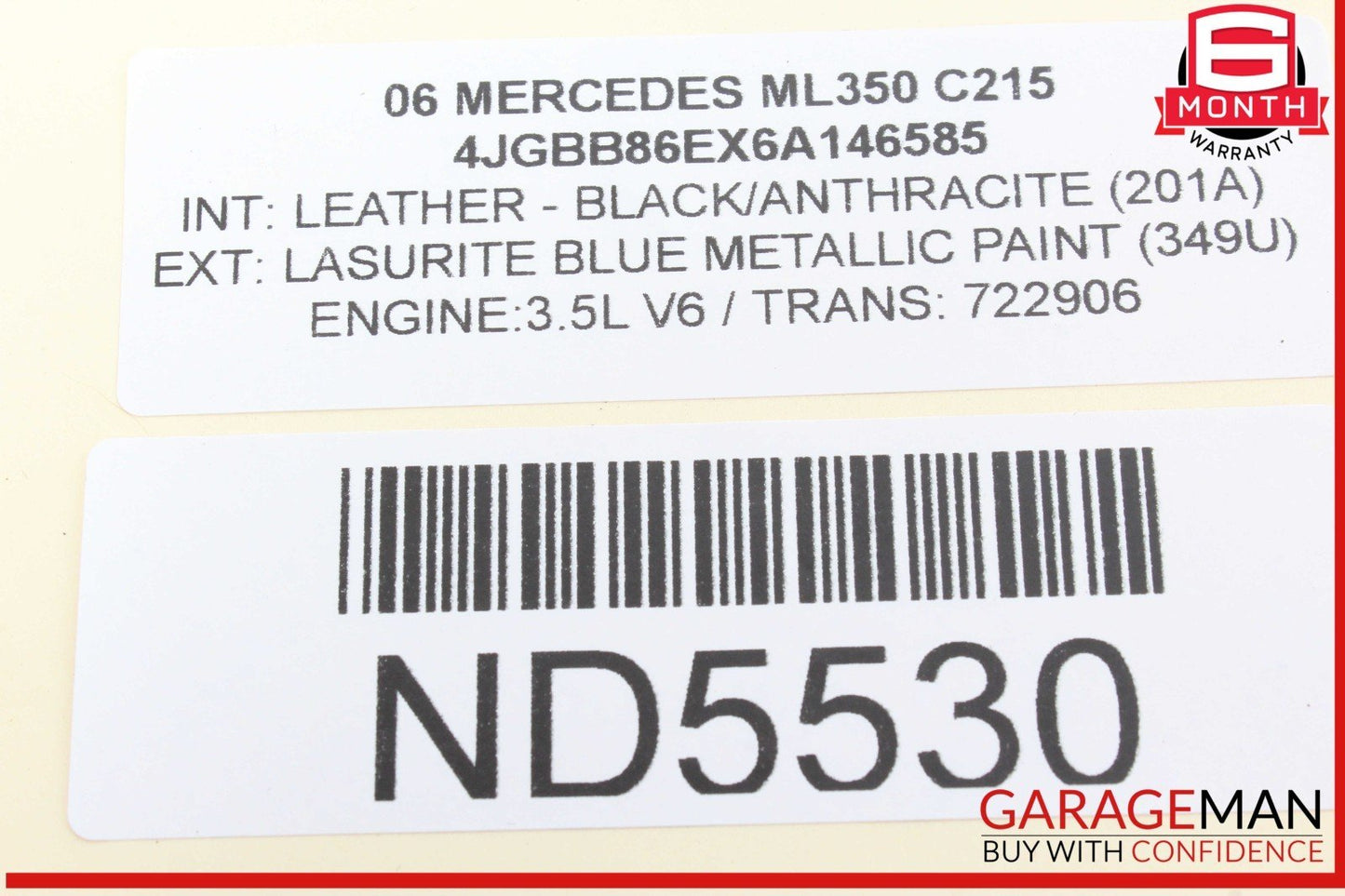06-13 Mercedes W164 ML350 GL450 R350 Gas Throttle Accelerator Pedal OEM