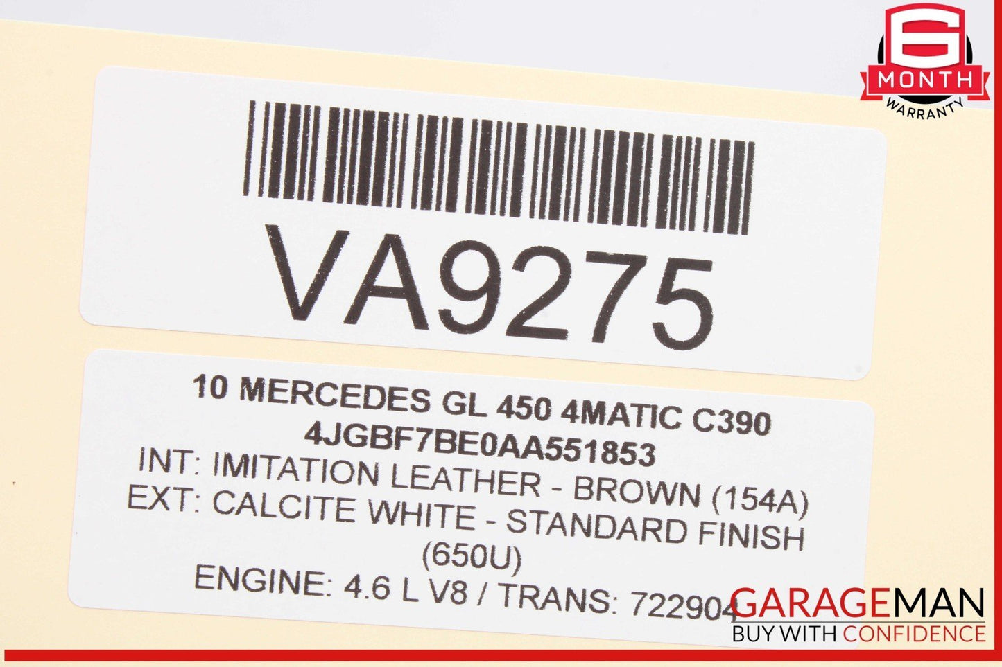 07-12 Mercedes X164 GL450 ECU ECM Engine Control Module Unit 2731531491 OEM