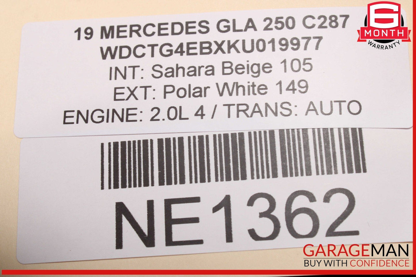 15-20 Mercedes X156 GLA250 Rear Exhaust Muffler Assembly OEM