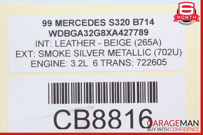 92-99 Mercedes W140 S320 400SEL Rear Left & Right Side Upper Control Arm OEM