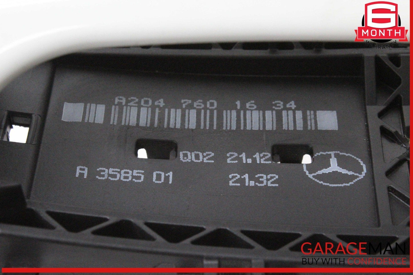12-16 Mercedes X166 GL450 Right Passenger Side Exterior Door Handle White OEM