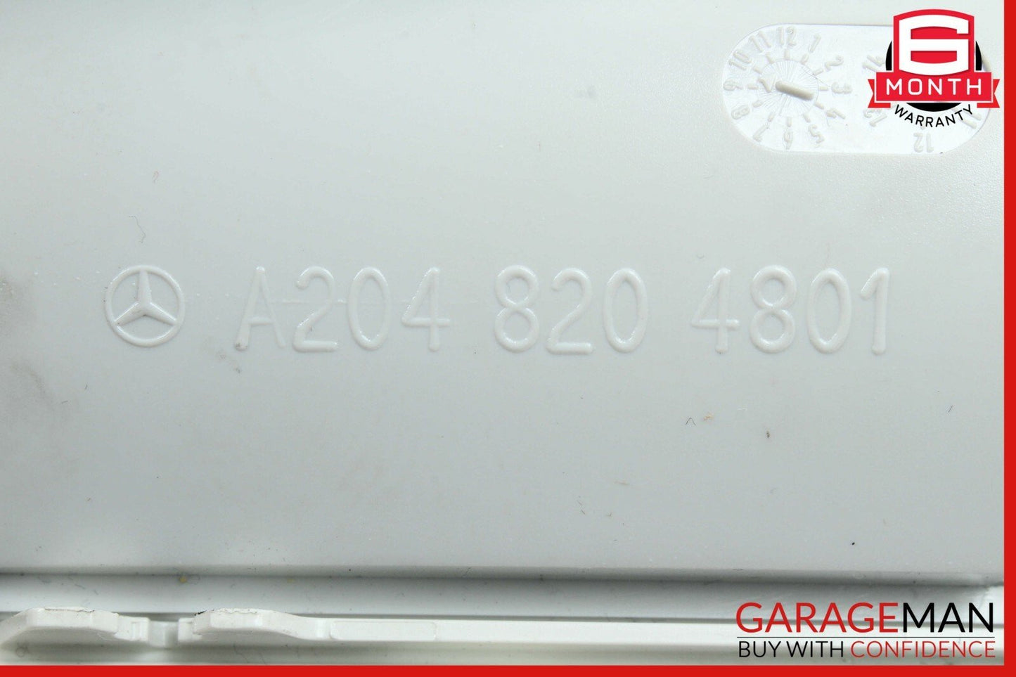 08-17 Mercedes W204 C250 E350 GLK350 Rear Overhead Dome Light Lamp Gray OEM