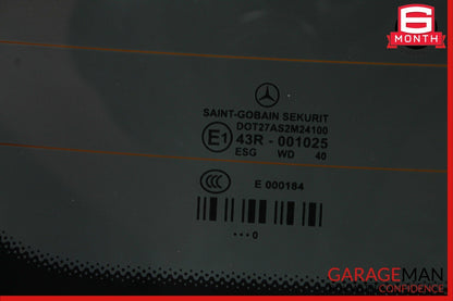 10-16 Mercedes W212 E350 E400 Sedan Rear Windshield Wind Shield Window Glass