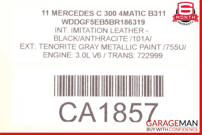 08-16 Mercedes W204 C250 C300 GLK350 Rear Right Door Window Regulator Motor OEM