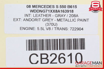 10-11 Mercedes W212 E350 Front Right / Left Headrest Multimedia Display Screen