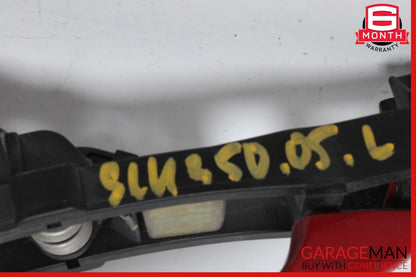 05-11 Mercedes R171 SLK350 Front Left Driver Side Exterior Door Handle Red OEM