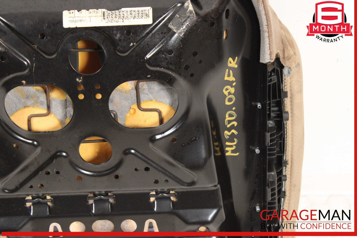 06-10 Mercedes W164 ML550 R350 Front Right Side Lower Bottom Seat Cushion OEM