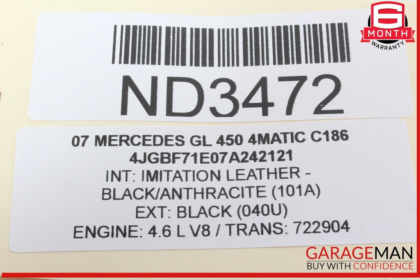06-12 Mercedes X164 GL450 4MATIC Amplifier Amp Sound System Audio 2518201389 OEM