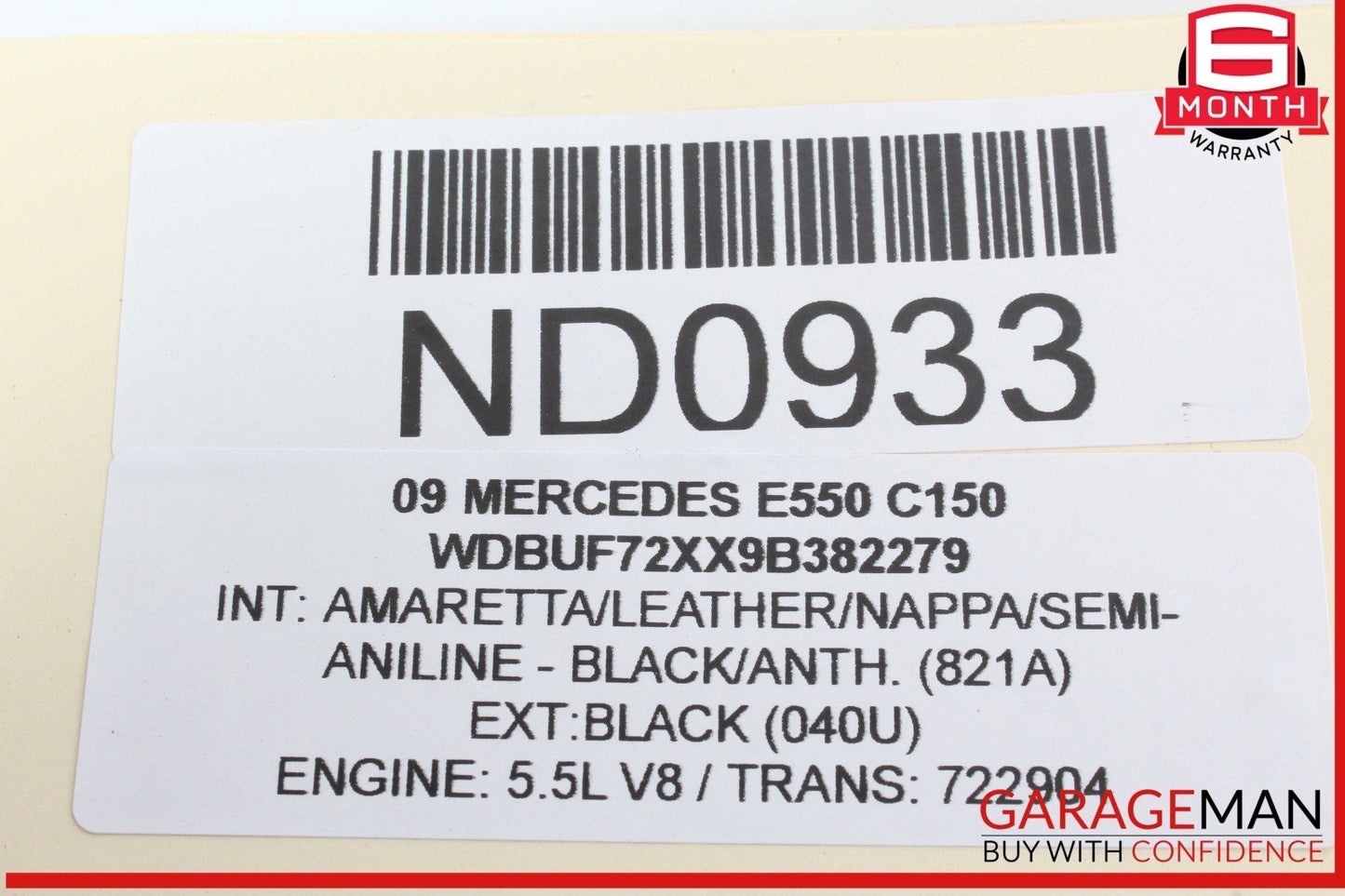 03-09 Mercedes W211 E550 E350 E500 Rear Right Side Exterior Door Handle OEM