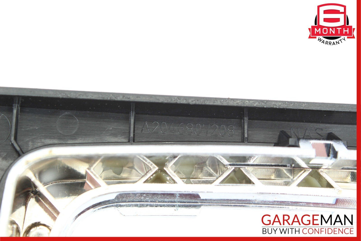 08-14 Mercedes W204 C350 C63 AMG Center Console Shifter Trim Cover Bezel Silver
