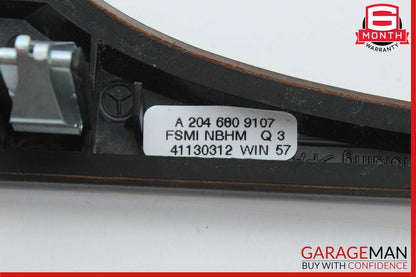 10-12 Mercedes X204 GLK350 Dashboard Central Trim Cover Wood 2046809107 OEM