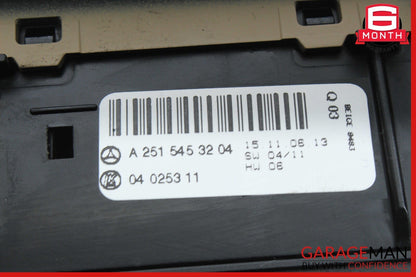 06-09 Mercedes W251 R350 Headlight Head Light Lamp Control Switch Module OEM