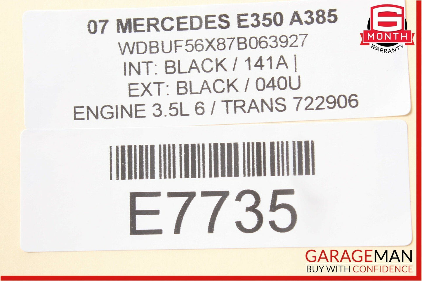 03-09 Mercedes W211 E350 E500 Rear Left Door Lock Latch Actuator OEM