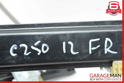 12-14 Mercedes W204 C250 Coupe Front Right Side Door Window Regulator w/o Motor