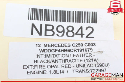 12-15 Mercedes W204 C250 ABS Anti Brake Pump Control Module Unit 1724312512 OEM