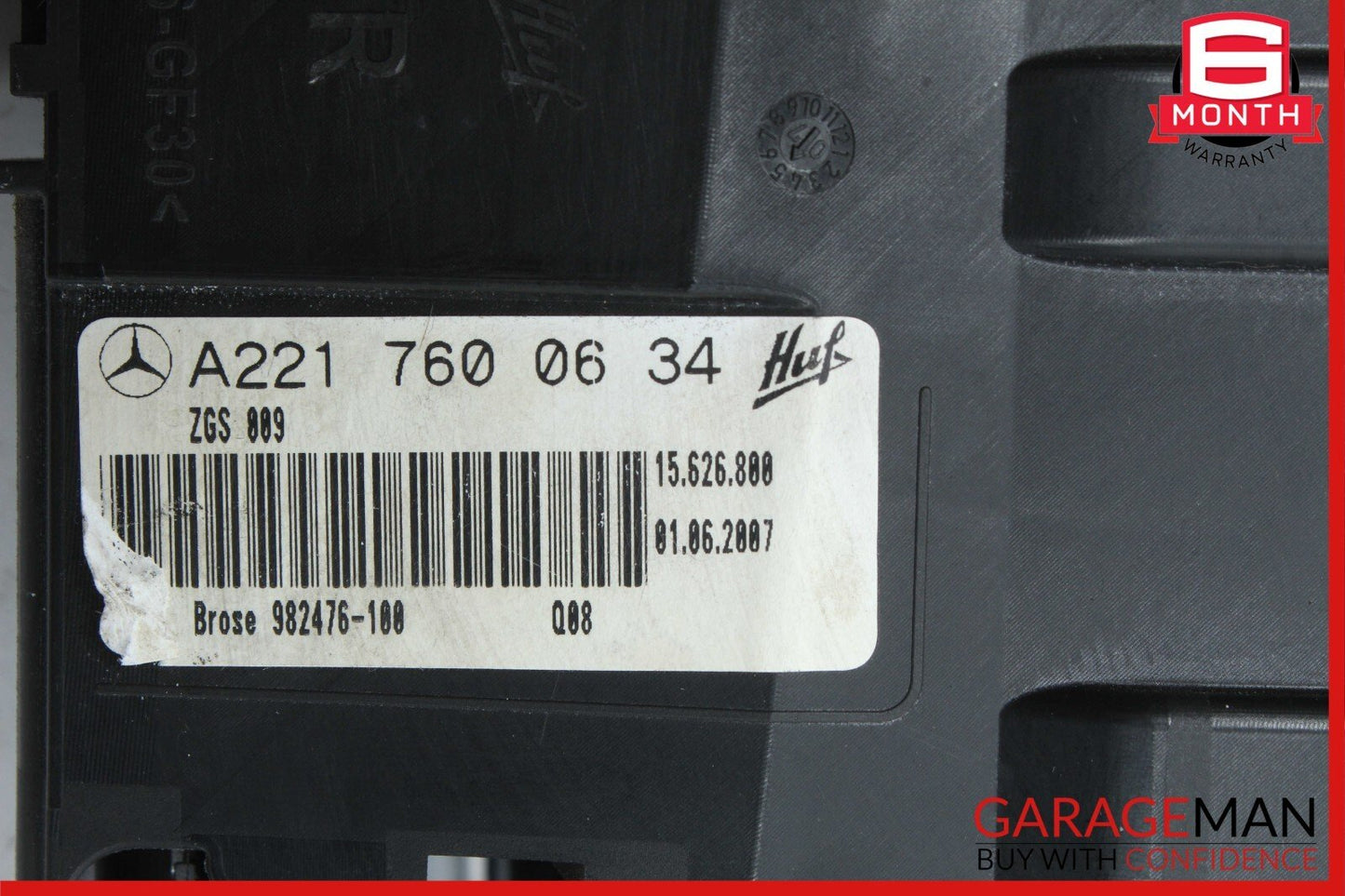 07-13 Mercedes W221 S550 Front Right Keyless Go Exterior Door Handle Black OEM