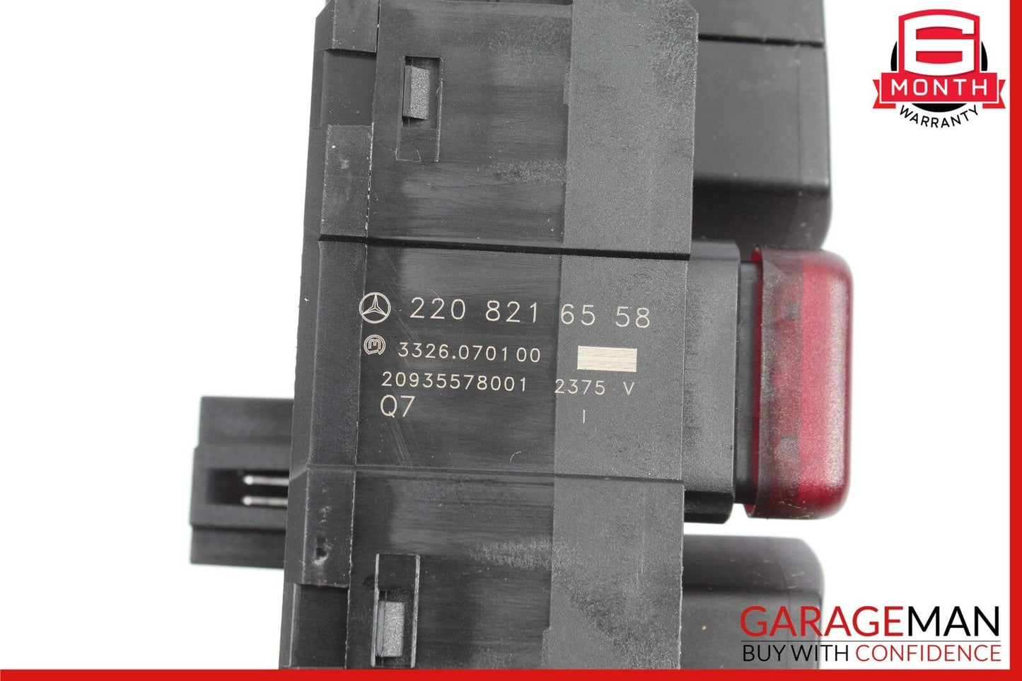 03-06 Mercedes W220 S55 AMG S500 Center Dashboard Control Switch 2208216558 OEM