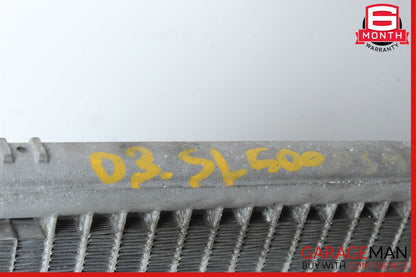 03-06 Mercedes R230 SL500 Complete Front Engine Radiator A/C AC Condenser OEM